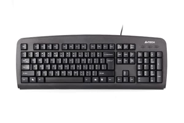 0000A4Tech A-Shape KB-720A Natural Keyboard BLACK Laser Inscribed Keys with Adjustable Height.