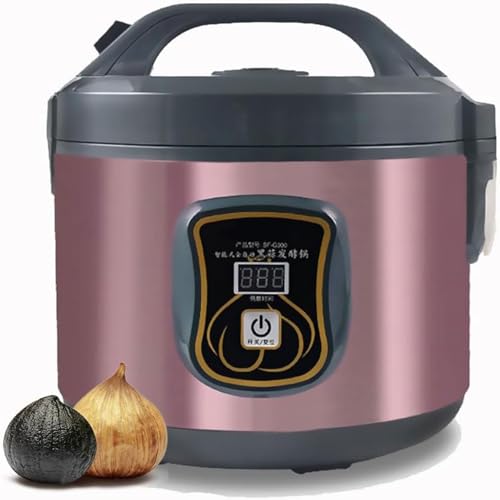 Máquina fermentadora de ajo negro, olla de fermentación inteligente de 3 litros con estante de ajo de 2 niveles, memoria de apagado para yogur, natto y arroz dulce