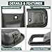 Riloer Inner Door Handle Bezel, Replaces 69277-60010-03, 69278-60010-03, Compatible with Toyota Land Cruiser 80 Series 1993-1997, Compatible with Lexus LX450 1996-1997, 4 pcs