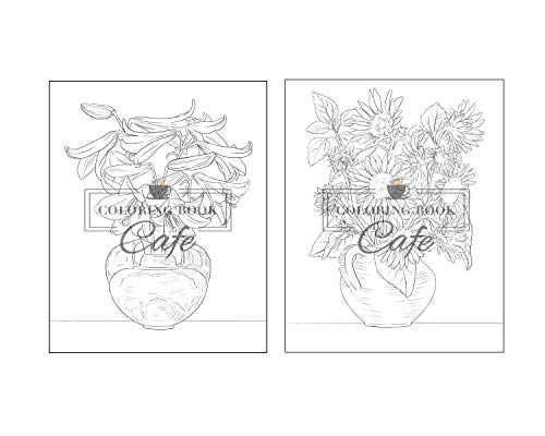 Beautiful Flowers Coloring Book: An Adult Coloring Book Featuring Exquisite Flower Bouquets and Arra
