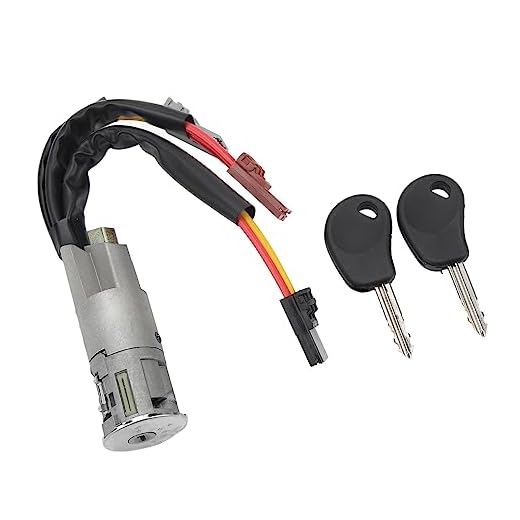 Cerradura de Cilindro de Dirección de Encendido con Llaves 252521 Reemplazo para AX Berlingo Evasion Jumpy Saxo Xsara para 1,8 D MFA9A A9A XUD7 1769ccm 58KM 43kW