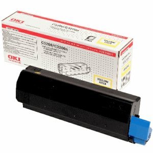 Oki toner d'origine pour oki 43034805 jaune consommable laser authentique