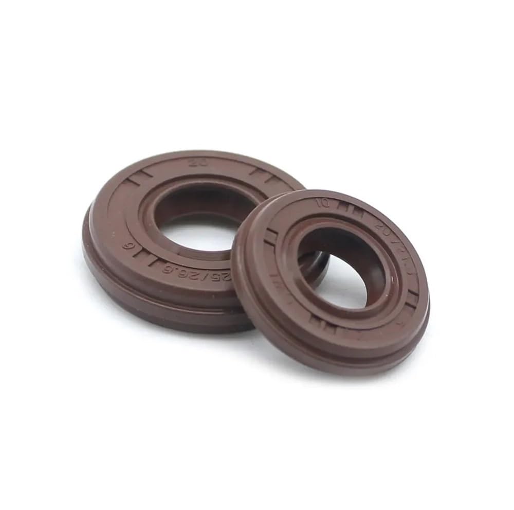 Kit de retenes Aceite y rodamientos Bolas for cigüeñal GX25 Compatible con desbrozadoras UMK425, GX25N, HHT25S FG110 Motor 4 Tiempos(5 Sets)