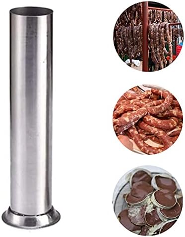 Jinyank 4pcs Sausage Stuffer Tubes, Stainless Steel Grinder Stuffer Tubes, Mixers Funnels Attachment Kitchen Tool for both Manual or Electric Meat Grinder- 4 Sizes