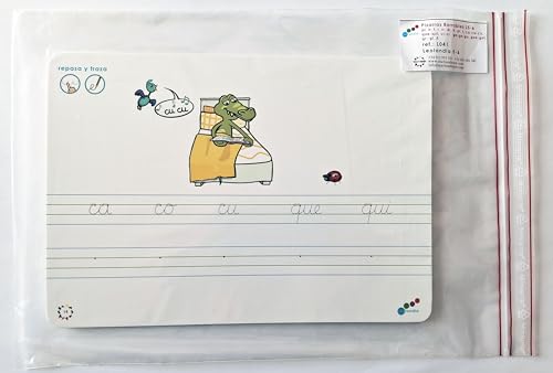 Apprendre les syllabes ga go gui gr gl | Matériel pédagogique effaçable 3 ans