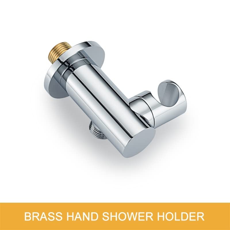 Pommeau de douche haute pression économie d'eau abs avec flexible et support