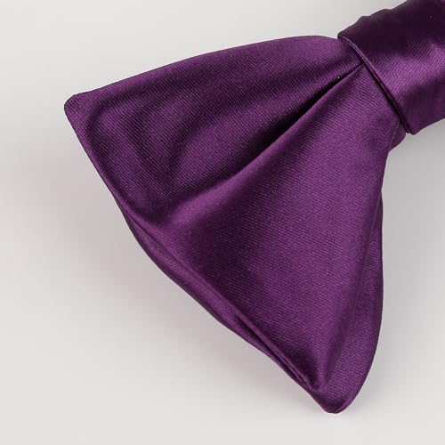 Image of Alizeal Mens 4pcs Formal Solid Bow Tie Set