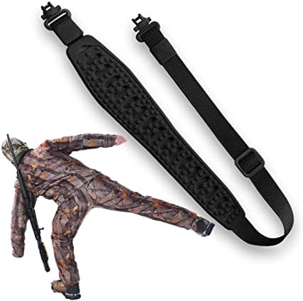 Blend-In Ultimate Grip Anti-Slip Quick Detach Rifle Shotgun Gun Sling (Black)