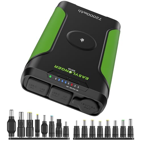 EASYLONGER CPAP Battery Backup ES720, 72000mAh Battery for ResMed CPAP, Philips DreamStation, USB C PD 60W for Laptop Tablet iPhone, etc. 266.4Wh CPAP Battery Backup Power Supply for Outdoor Camping