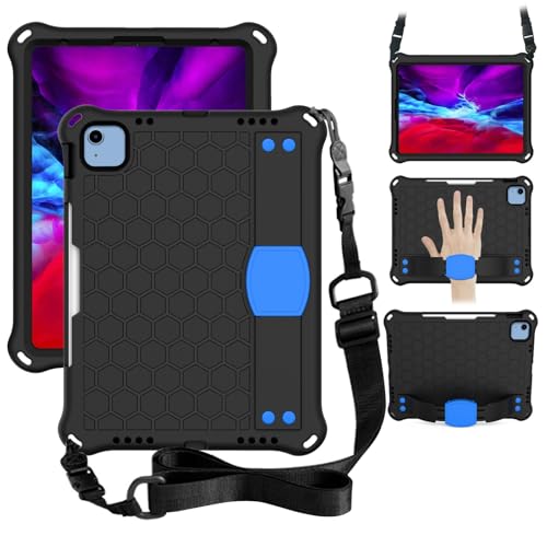Étui antichoc iPad 11e génération 2025 coque robuste EVA pour tablette A16 poignée support noir