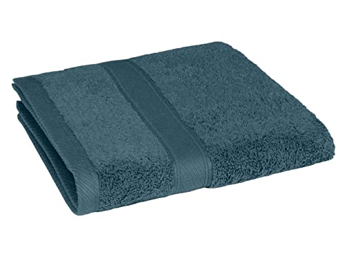 REVITEX - Toalla Rizo Estela, de Rizo 100% algodón, 1 Pieza, gramaje 500 g/m2, Muy Absorbente y fácil de Lavar a máquina, Tacto Agradable. (Lavabo, Petroleo)