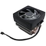 CPU Wraith Cooler Prism Aluminum Heat Sink Copper Core Base 4-Pin PWM 95mm Fan Pre-Applied Thermal Paste Compatible with AMD Socket AM5 AM4 AM3 AM2 Ryzen 1700X 1800X 2700X 3700X 4700X 5700X Fan - Image 2