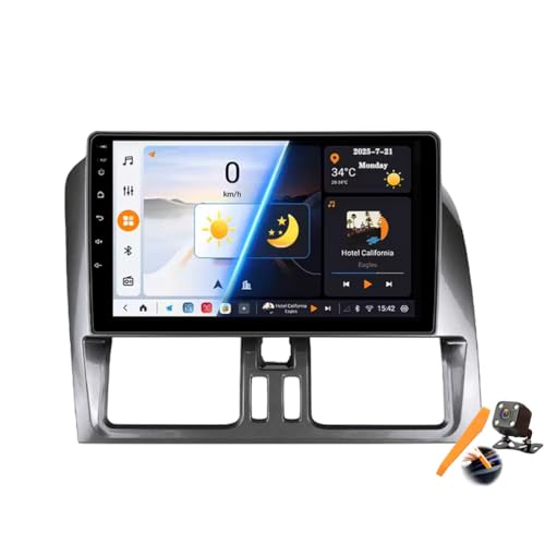 Autoradio GPS pour Volvo XC60 2008-2013, Écran 9 Pouces Android Auto et CarPlay sans Fil