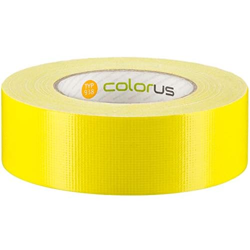 Colorus Premium Beton-Gewebeband 44 mm x 50 m | Mauerband für raue Oberflächen | Gewebeklebeband stark Klebeband, ultra robust | Gewebe-Steinband UV-beständig, wasserfest | Reparatur-Klebeband
