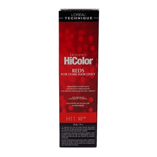 Loreal Excellence Hicolor H11 Tube Intense Red 1.74 Ounce (51ml) (3 Pack)