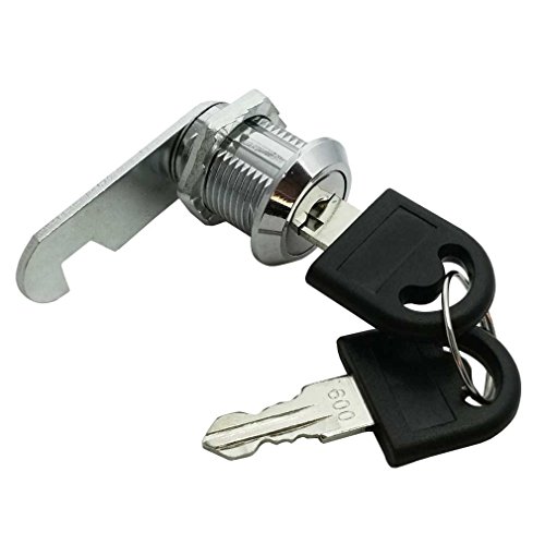 Smbbit 12/19 in (Keyed Different 16mm) Drawer Cam Cylinder Cabinet Hardware Locks Security Drawer Door Mailbox Cabinet Tool Box Lock (4Pack)