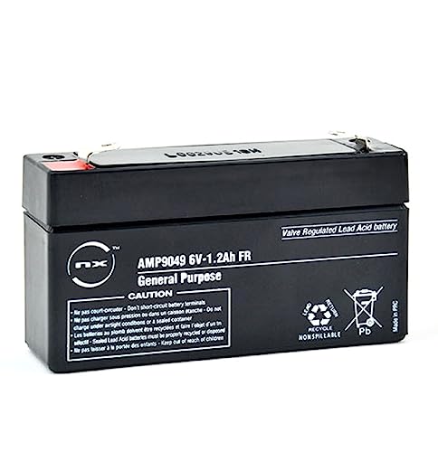 NX - 6V 1.2Ah 6V 1.3Ah Lead Acid Rechargeable Battery (all compatible) For General purpose | Scooters | Quad Bikes | Childrens Kids Toy Car Battery | Alarm | Electric Bike | Emergency power |