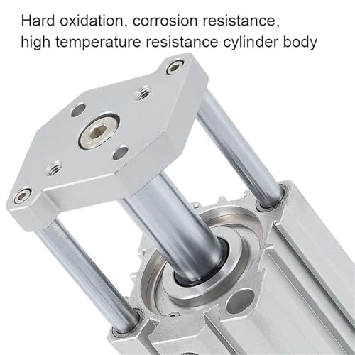 Vérin compact trois axes TACQ double effet avec guide intégré à tige fine 15mm