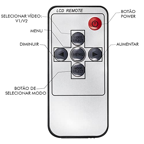 Haiz Tela Monitor Veicular LCD 7 Polegadas Portátil HZ-7001