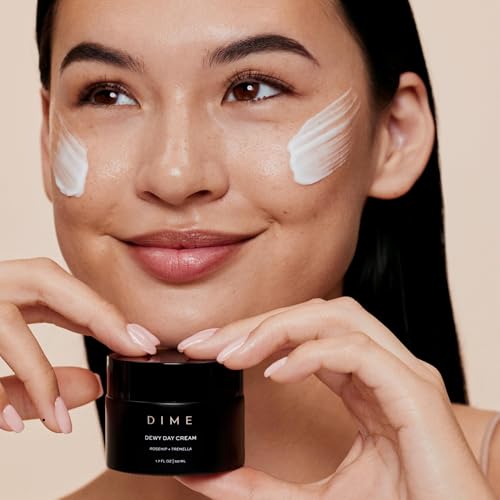 DIME facial moisturizer in a quiet daily skincare setting
