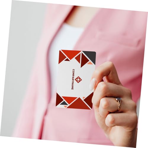 Tarjetas de presentación metálicas en blanco para crear tarjetas de visita elegantes y únicas 4