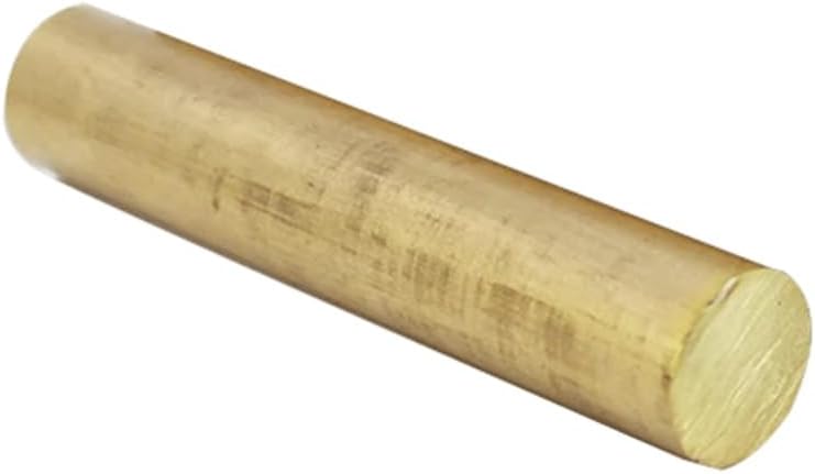 Solid Brass Round Bar Rods Lengh 500mm, for DIY Electronics Material Wire Tube Modelmaking Rods(8mm)