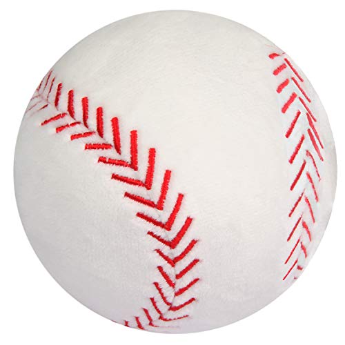 CatchStar Plush Baseball Fluffy Stuffed Baseball Toy Durable Baseballs Plush Toy Soft Sports