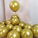 ANAHAT Metallic Gold Balloons for Party 100 pcs 5 inch Thick Latex Chrome Balloons for Birthday Wedding Engagement Anniversary Christmas Festival Picnic or Any Friends & Family Party Decorations