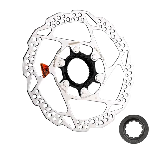 Jane Eyre Discos de freno de bicicleta para disco de freno rotores Shimano SM RT54 disco de freno de bloqueo central de 160 mm con tapa de bloqueo para bicicletas de carretera bicicletas de montaña