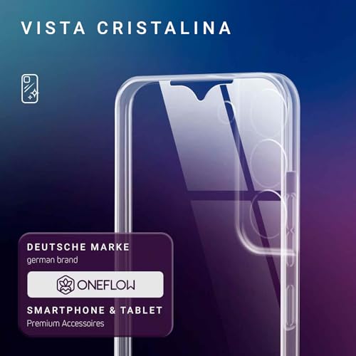 Funda Samsung S22 Plus para evitar pantallas rotas con carcasa protectora 360 transparente 3