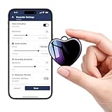 CleverTalk Heart Piattaforma di Registrazione IA | Registratore + App Mobile, Mac e Windows + Cloud Europeo GDPR | 64GB | Audio HD 1536kbps | Trascrizione e Documenti Automatici | USB-C