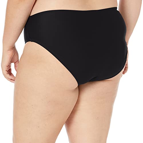 Catalina Womens Plus-Size High Waist Swim Swimsuit Bikini Bottoms, Black, 2X Us #TOP5