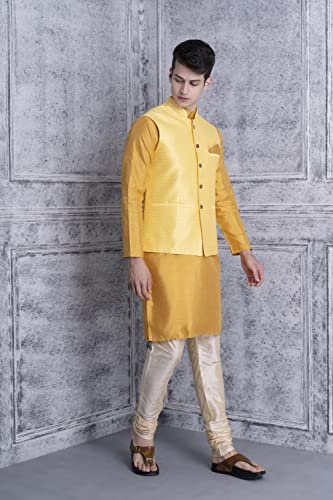 Image of Ethluxis Men's Silk Blend Kurta Set