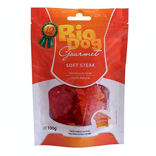 Petisco Gourmet Soft Steak Bio Dog 100g