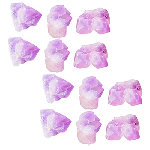VINTORKY 100g Amethyst Crystals Tumbled Stones for Decoration Polished Stones Ideal for Beginners and Collectors