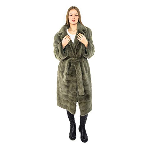 green mink coat