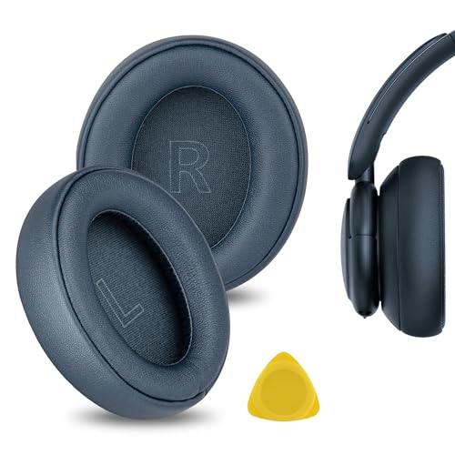 Almohadillas de Repuesto Geekria para Auriculares Anker Soundcore Life Q30, Life Q35, Cushions de Oreja, Piezas de Reparación (Azul Obsidiana) miniatura 1