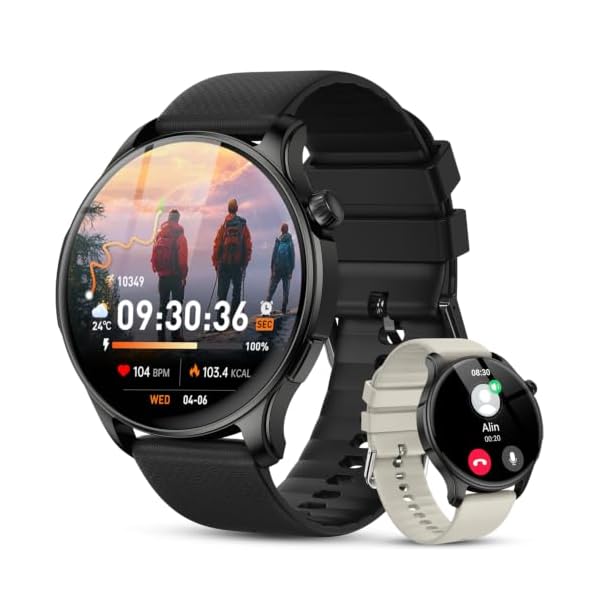Smart Watch for Men Women Answer/Make Call: Military Smart Watches for Men Fitness Tracker Smartwatch for Android Phones iPhone Compatible Samsung Watches Heart Rate Sleep Monitor IP68 Waterproof