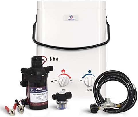 Eccotemp L5 Tankless Water Heater w/ EccoFlo 12V Pump and Strainer