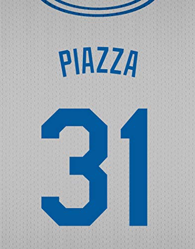 Los Angeles Dodgers Mlb Poster Set Of Six Vintage Baseball Jerseys - Koufax Kershaw Campanella Piazza Robinson Sadler 8X10 Semi-Gloss Poster Prints #TOP4