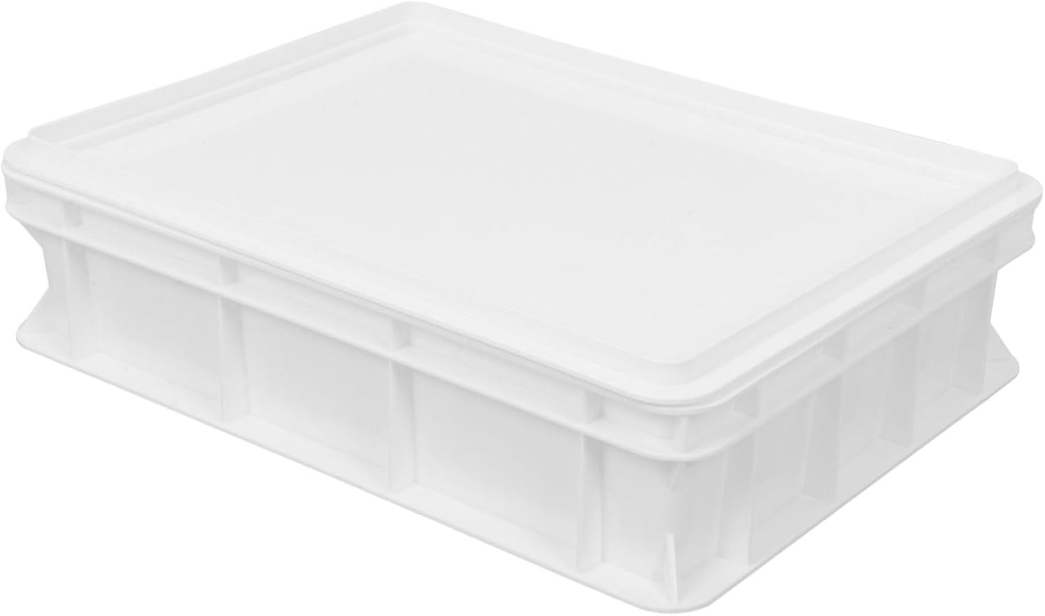 ULTECHNOVO Stackable Pizza Dough Proofing Box Plastic Pizza Storage Container for Home and Pizzerias Versatile Bread Proofing Tray with Covers