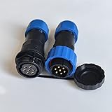 [Gute Steckzyklen und elektrische Leitfähigkeit]: Aviation Plug aus hochwertigem Material, erheblich verbessern die Anzahl der Stecker ein und; die Anzahl der Ein- und Ausgänge erheblich verbessert und die gute Leitfähigkeit beibehalten