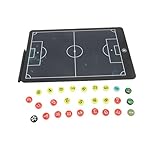 TIKATARER Magnetic Electronic Soccer Coaching Board with 16" LCD Screen for Football Strategy Training Equipment
