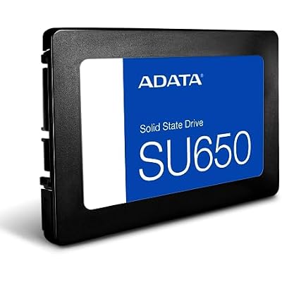 ADATA Ultimate SU650 Solid State Drive - 2TB Internal SSD - 2.5 SATA 6Gb/s - PC Upgrade - High-Speed, Secure Data Storage - Advanced Error Correction - Desktop Compatible - ASU650SS-2TT-R