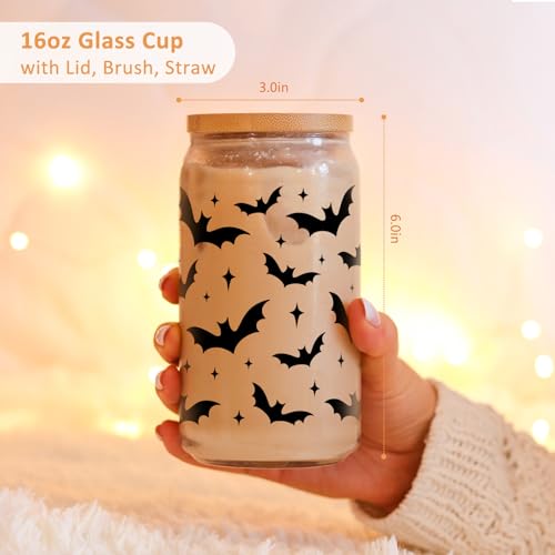 Fairysgifthalloweenbatscuphalloweenspookygiftsbatloversgothicglasscupcute16ozicedcoffeeglasstumblerboobasketstuffersgothgirlpartystuffgothicspookygiftsforwomen Urban Country Home Decor Fairys gift halloween bats cup halloween spooky gifts bat lovers gothic glass cup cute 16 oz iced coffee glass tumbler boo basket stuffers goth girl party stuff gothic spooky gifts for women urban country home decor