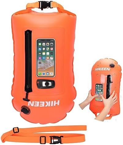 BOOSTEADY Boa da Nuoto con Cintura in Vita Regolabile, Boa Nuoto Acque Libere Accessori, Pull Buoy Nuoto per Triathlon, Kayak