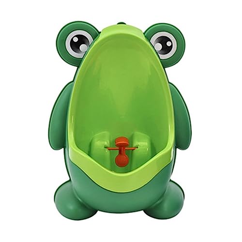 SWOOMEY 1個 便器 トイレトレーニング カエルのおしっこトレーニング カエルのトイレ おしっこトレーナー少年 立ち小便トイレ 壁掛けトイレ パラ ポータブルトイレ Green Pp