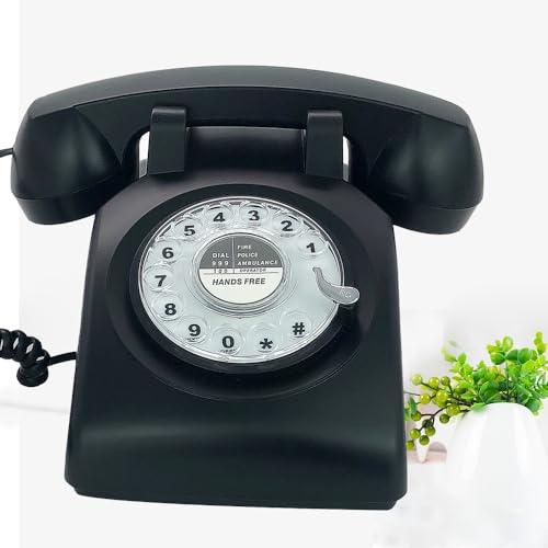 Téléphone filaire simple ligne classique pour éviter les ondes et les pannes de batterie