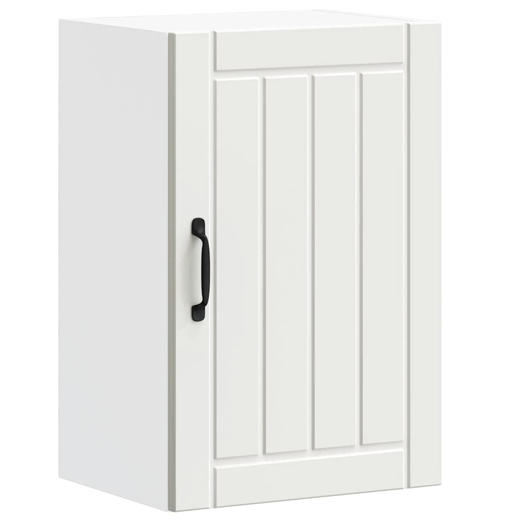 vidaXL Kitchen Wall Cabinet Lucca White Engineered Wood