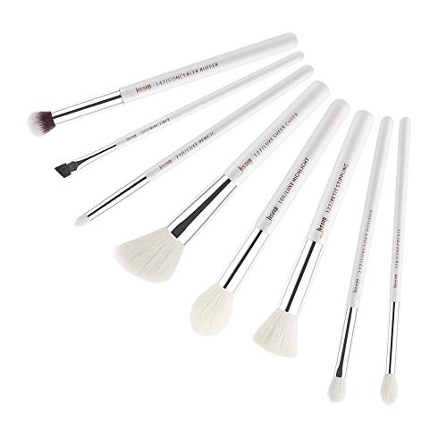 Makeup Brushes Set White/Silver 6-25pcs Dropshipping pincel maquiagem Eyeshadow Foundation Eyeliner Goat-Synthetic Hair